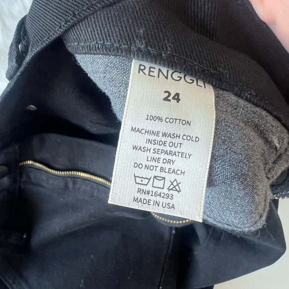 Renggli (Morgan Stewart) Slim Fit Work pant in color INK; Size 24 - Picture 4 of 6